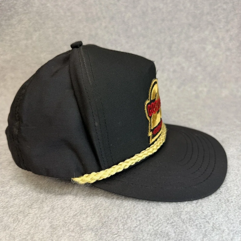 Vintage Goodwrench 200 Rockingham Hat Cap Snap Back One Size Black NASCAR Racing
